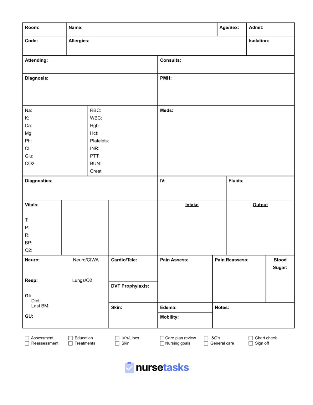 10-amazing-free-nursing-report-sheet-downloads