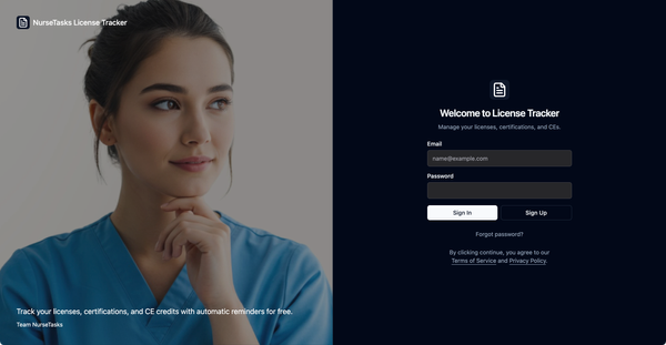 Introducing License Tracker: Simplifying License and Certification Management for Nurses